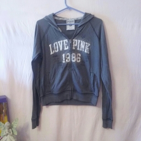 PINK Victoria's Secret Jackets & Blazers - Victoria Secret PINK light weight hoodie
